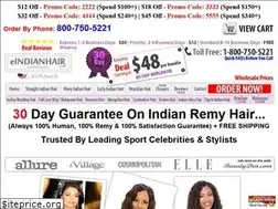 Sites similar to eindianhair.com