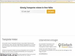 Sites similar to einfach-transporter-mieten.de