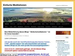 Sites similar to einfachemeditationen.wordpress.com