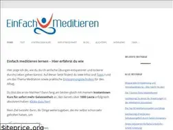 Sites similar to einfachmeditieren.net