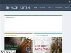Sites similar to einfachreiten.com