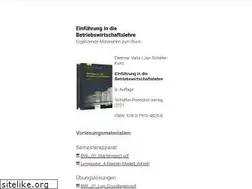 Sites similar to einfuehrungindiebetriebswirtschaftslehre.de
