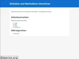 Sites similar to einheitenumrechnen.net