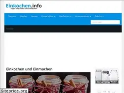Sites similar to einkochen.info