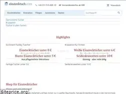 Sites similar to einstecktuch.com