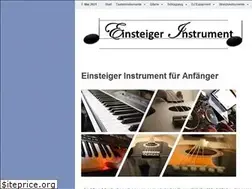 Sites similar to einsteiger-instrument.de