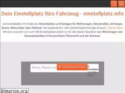 Sites similar to einstellplatz.info
