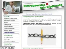 Sites similar to eintragservice-schreibdienste.de