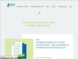 Sites similar to einweg-mit-pfand.de