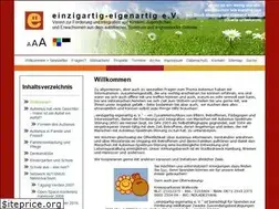 Sites similar to einzigartig-eigenartig.de