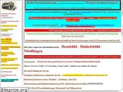 Sites similar to eisenbahn-woernitz-franken.com