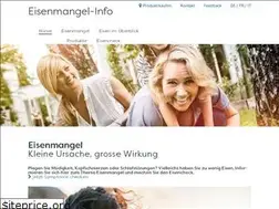 Sites similar to eisenmangelinfo.ch