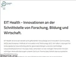 Sites similar to eit-health.de