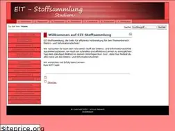 Sites similar to eit-stoffsammlung.de