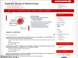 Sites similar to ejbiotechnology.info
