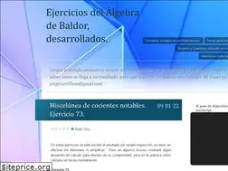 Sites similar to ejerciciosalgebra.wordpress.com