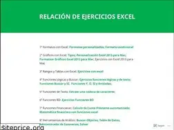 Sites similar to ejerciciosdeexcel.wordpress.com