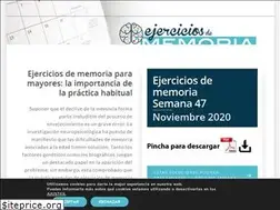 Sites similar to ejerciciosdememoria.org