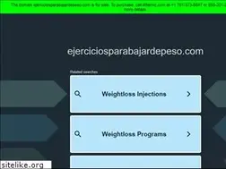 Sites similar to ejerciciosparabajardepeso.com