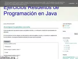 Sites similar to ejerciciosresueltosprogramacion.blogspot.com