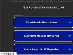 Sites similar to ejerciciosyexamenes.com