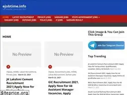 Sites similar to ejobtime.info