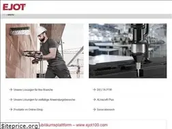 Sites similar to ejot.de