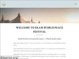 Sites similar to ekamworldpeacefestival.com