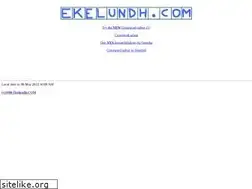 Sites similar to ekelundh.com
