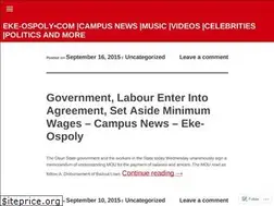 Sites similar to ekeospoly.wordpress.com