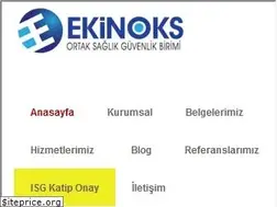 Sites similar to ekinoksosgb.com