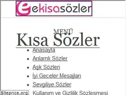 Sites similar to ekisasozler.com