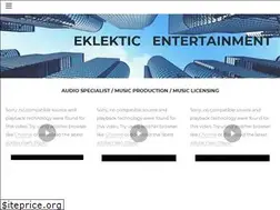 Sites similar to eklekticentertainment.com