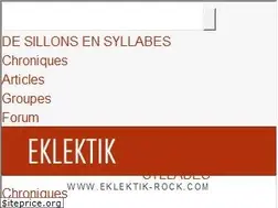 Sites similar to eklektik-rock.com