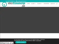 Sites similar to ekofinancie.sk