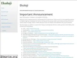 Sites similar to ekolojidergisi.com