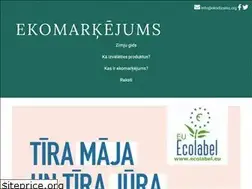 Sites similar to ekomarkejums.lv