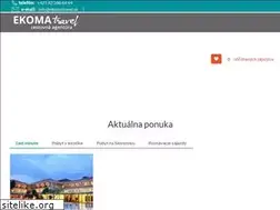 Sites similar to ekomatravel.sk
