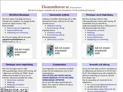 Sites similar to ekonomikurser.se