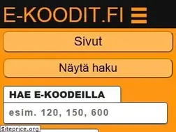 Sites similar to ekoodit.fi