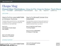 Sites similar to ekopamag.com