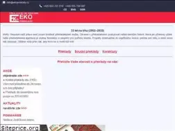 Sites similar to ekopreklady.cz