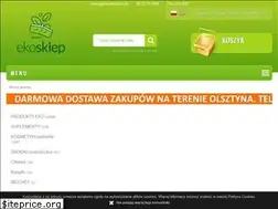 Sites similar to ekosklepbio.pl