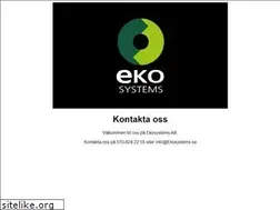 Sites similar to ekosystems.se