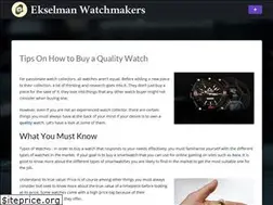 Sites similar to ekselmanwatchmakers.com.au