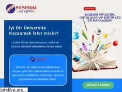 Sites similar to eksenimvipegitim.com