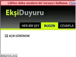 Sites similar to eksiduyuru.com
