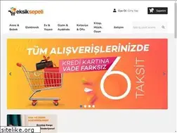 Sites similar to eksiksepeti.com