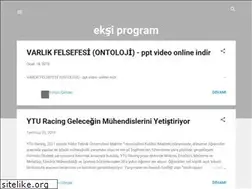 Sites similar to eksiprogram.blogspot.com
