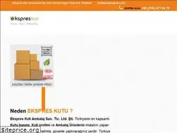 Sites similar to ekspreskutu.com